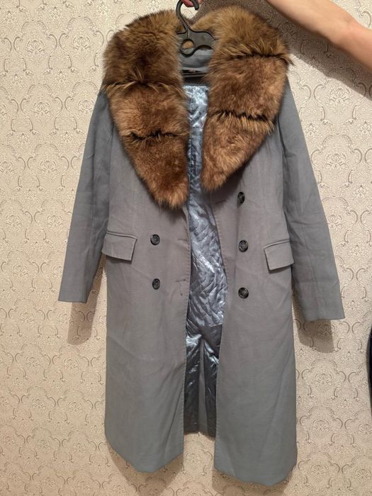 Турецкое пальто с мехом