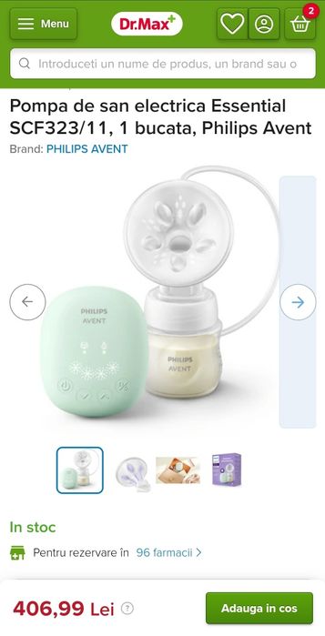 Pompa de san electrica Philips Avent