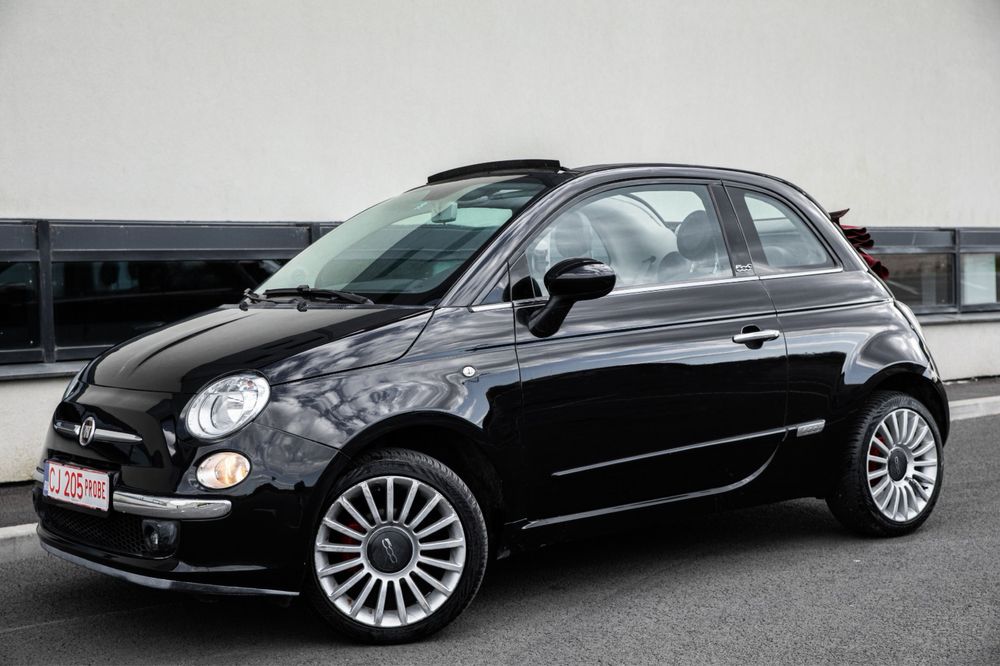 Fiat 500/ 1.2 benzina / cabrio/ decapotabil/ climatronic / posibilitate Rate