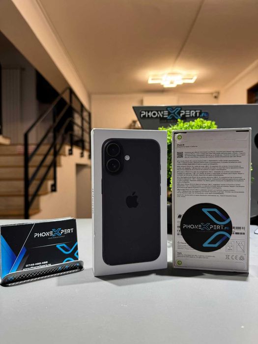 iPhone 16 Plus 128GB Black - Nou cu factura