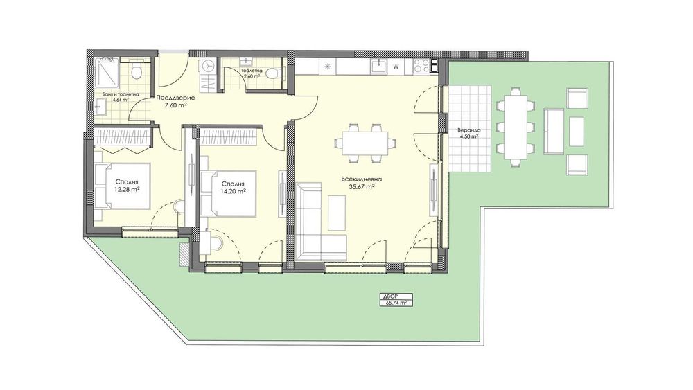 Продава се Тристаен апартамент в Пловдив, Остромила - 106 кв.м за 991 €/кв.м - Снимка #5