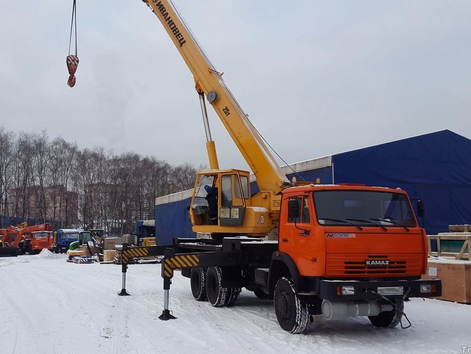 Услуга Автокран КамАЗ Иванавец