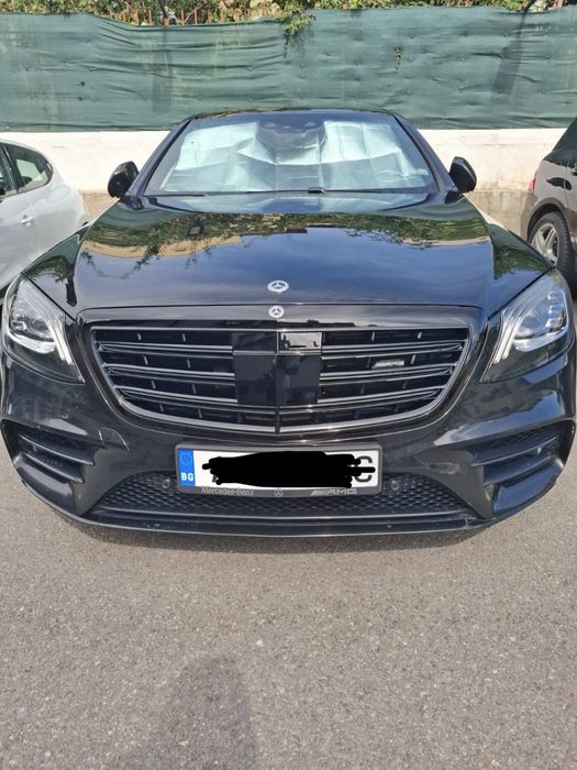 Тунинг решетка за Мercedes S-Class W222 (2013-2020) – AMG Черен гланц