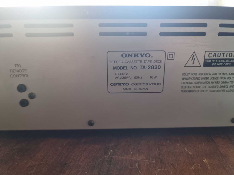 Line Onkyo CD Player DX-1400, Deck Casetofon TA-2820,Onkyo  TX-7530