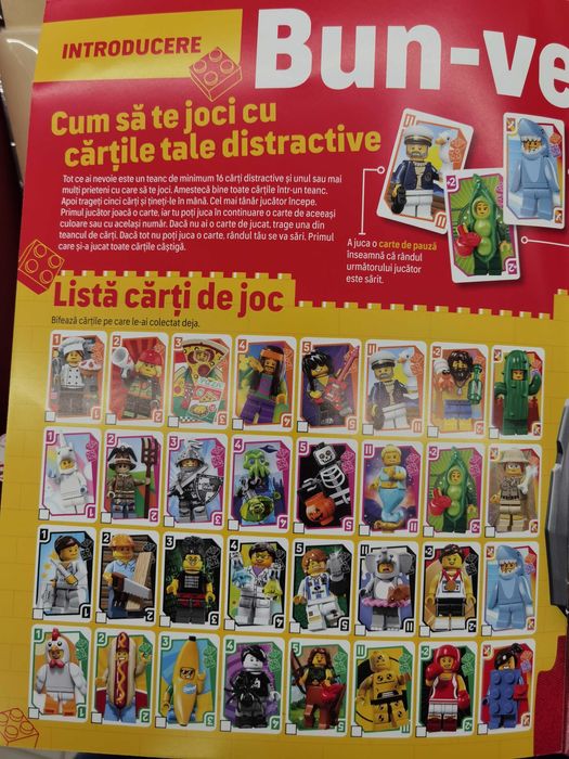 300 LEGO Abtibilduri stickers Cards Carrefour 2026 sigilate