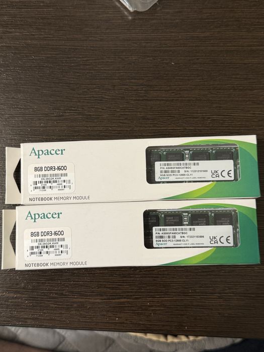 ОЗУ  ddr3   1600