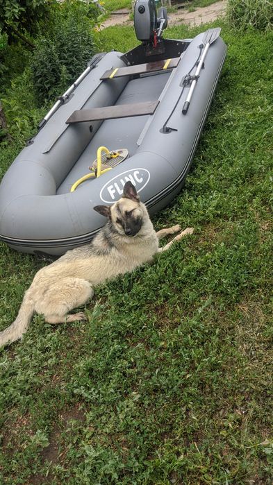 Лодка ПВХ с мотором