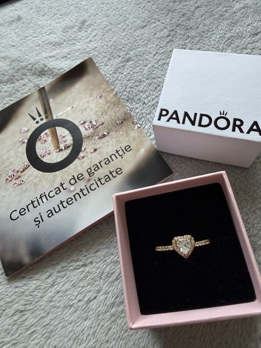Inel Pandora placat cu aur 14K