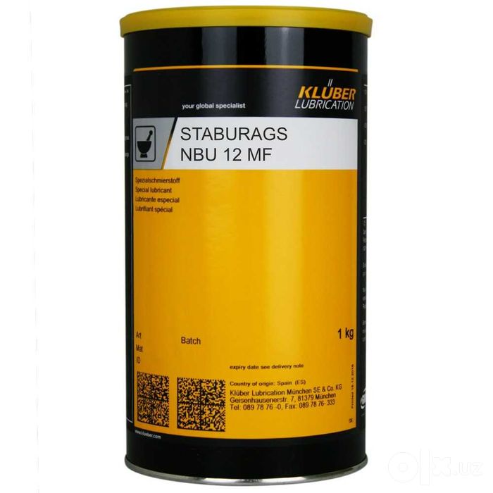 STABURAGS NBU 12 MF - Консистентные смазки подшипников качения