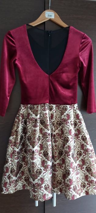 Rochie catifea mulata