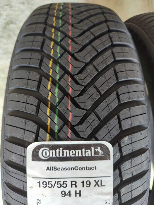4 Нови всесезонни гуми 195/55R19 Continental AllSeasonContact 94H M+S