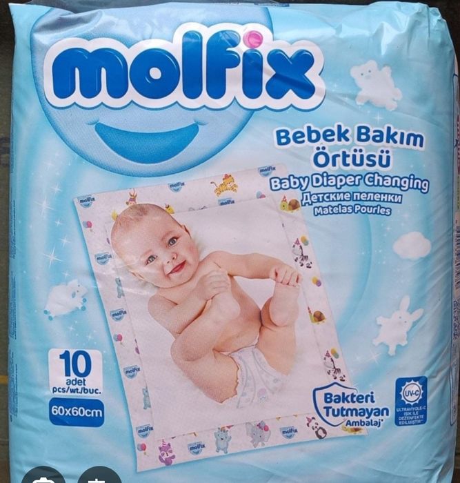 Molfix одноразовые пеленки
