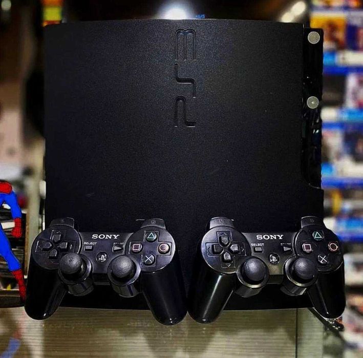 Playstation 3 slim / super slim + 2 джойстик с играми с доставкой