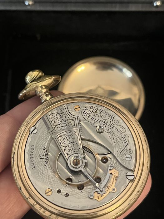 Ceas de buzunar colectie WALTHAM 17j GF (omega)
