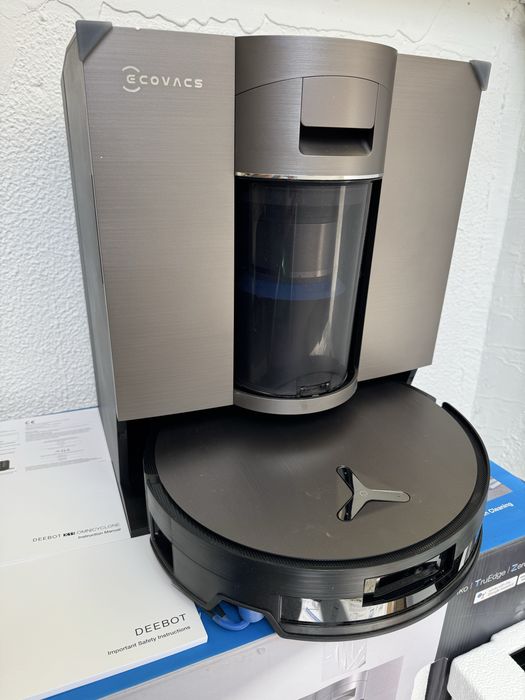 Робот Прахосмукачка за Сухо и Мокро Почистване + Автоматична Станция ECOVACS X11 OMNI Cyclone 19500 Pa, Самоизпразване PureCyclone 2.0!