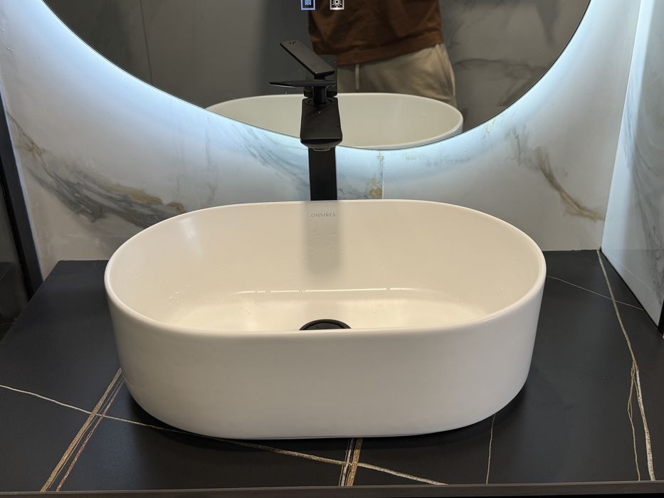 Lavoar / chiuveta elegant NOU alb matt  46x30x14