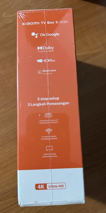 Mediaplayer Xiaomi MI TV Box S 2nd Gen , 4K Ultra HD, Negru