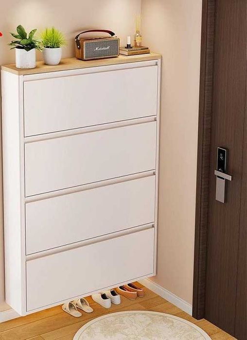 Обувной шкаф за дверь – металл/ Современный стальной шкаф для обуви