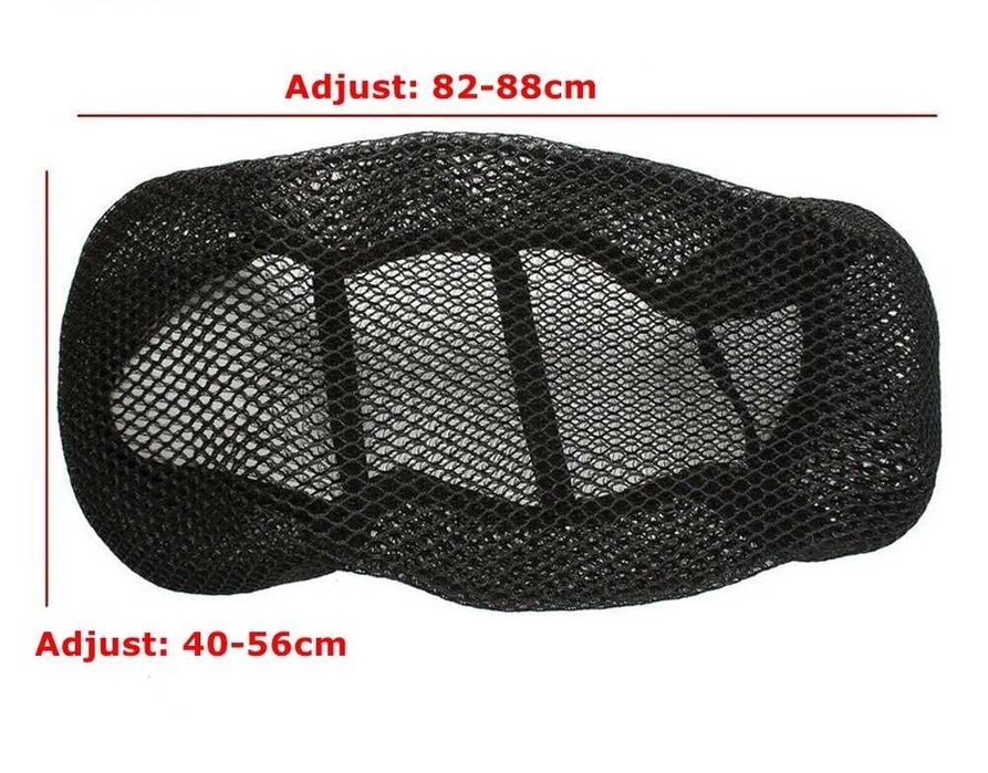 Универсален дишащ калъф за седалка на мотоциклет или скутер.