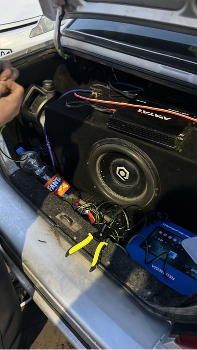 Сабвуфер пассив, моноблок усилитель