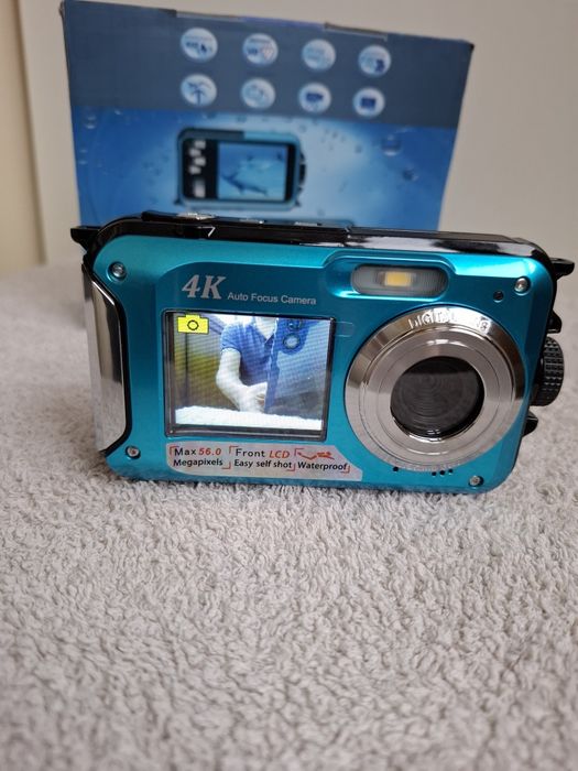 Cameră Dual Screen Waterproof UHD 4K 56 MP