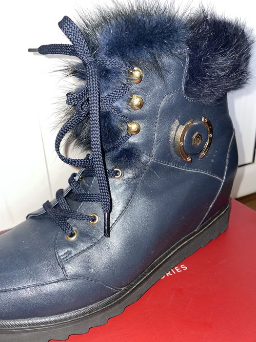 Супер сапожки кожа