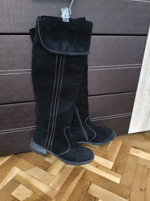 Зимни ботуши над коляното регулируеми