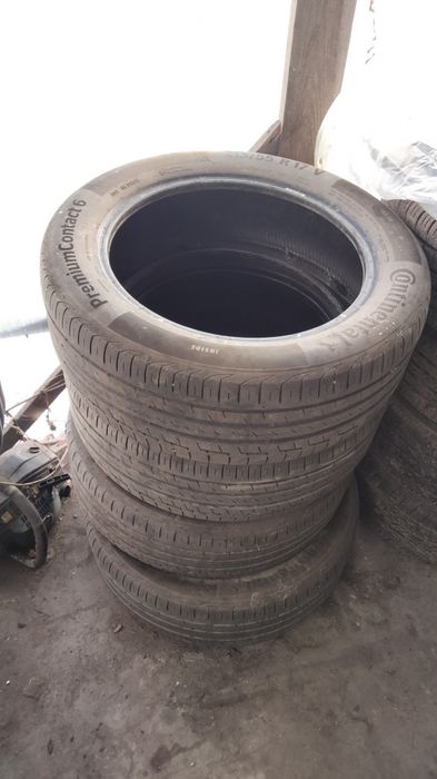 Шины б/у 215/55/17 летние