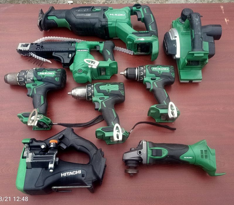 Lot scule Hikoki Hitachi pe acumulator