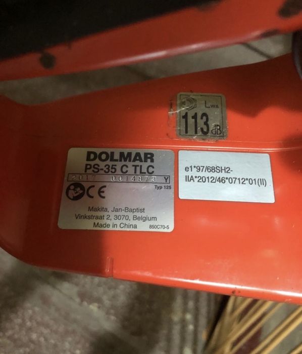 Drujba Dolmar Ps 35 c TLC (Makita) in starr perfecta