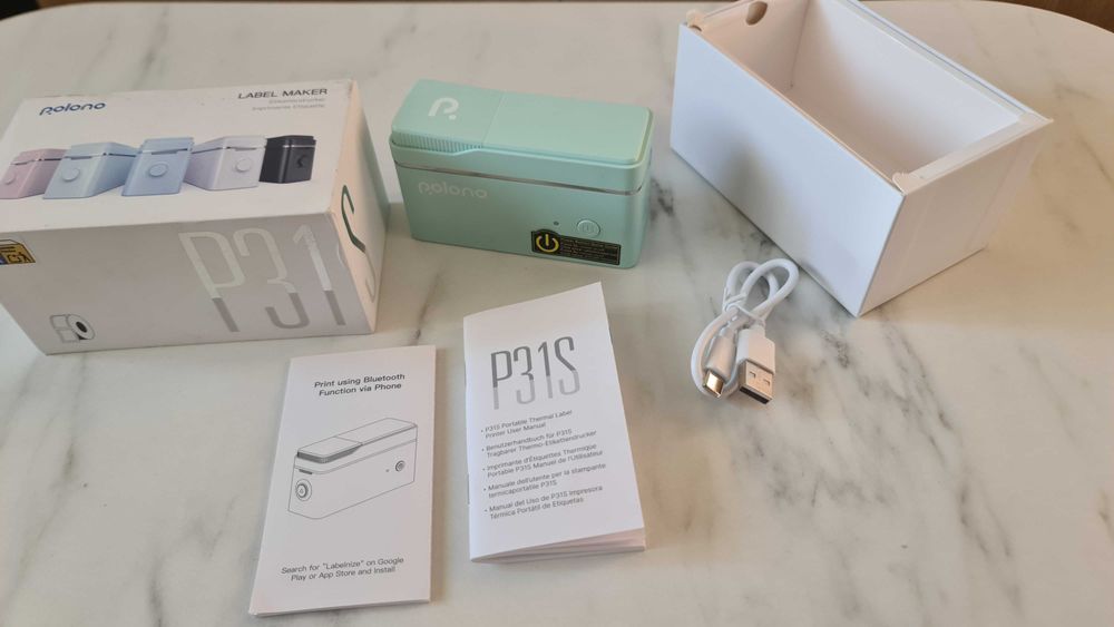 Polono P31S imprimanta portabila etichete cu conectare bluetooth