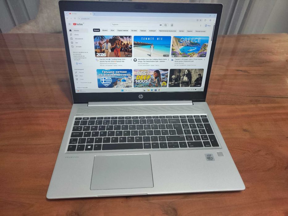Продавам лаптоп HP ProBook 450 G7 / i5-10th / 16GB RAM / 460 GB SSD / Win 11 Pro