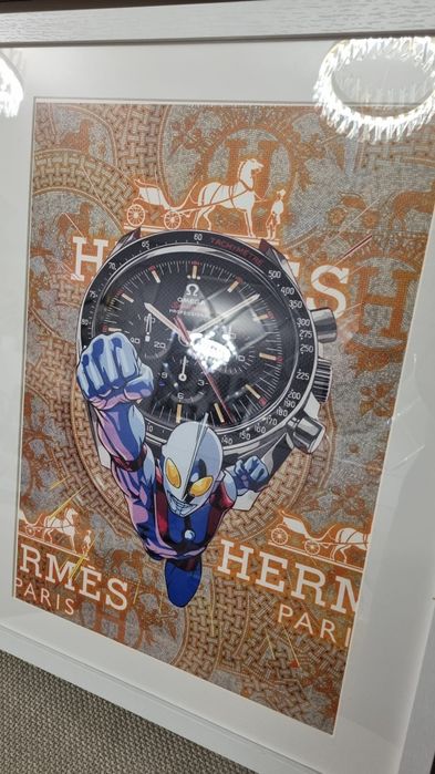 Tablou print Death NYC – Hermes Paris Omega Speedmeister (limitat]