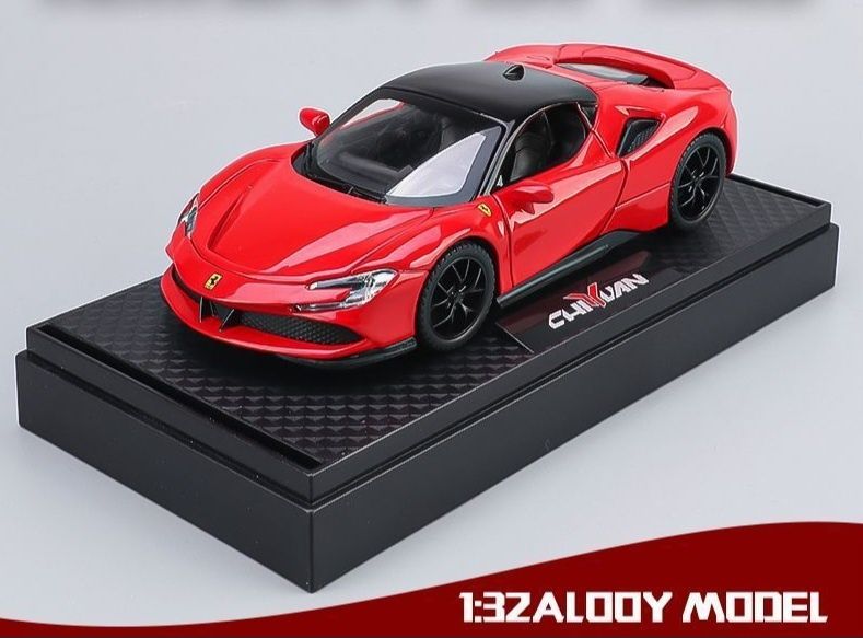 Ferrari SF901:32! Металлическая модель со светом и звуком