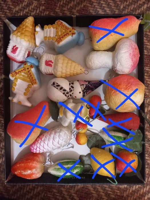 СССР елочные игрушки,много их, см.все фото