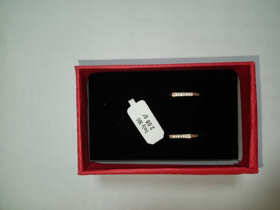 Серьги золото 585 2 гр