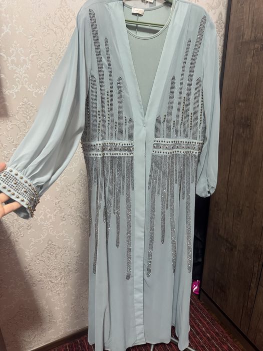 Turetskiy kamplekt vecherniy abaya.