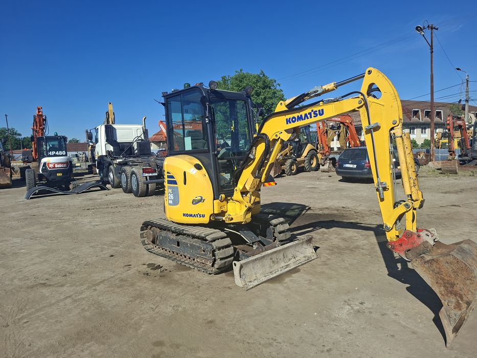 Vand miniexcavator komatsu PC 26 MR