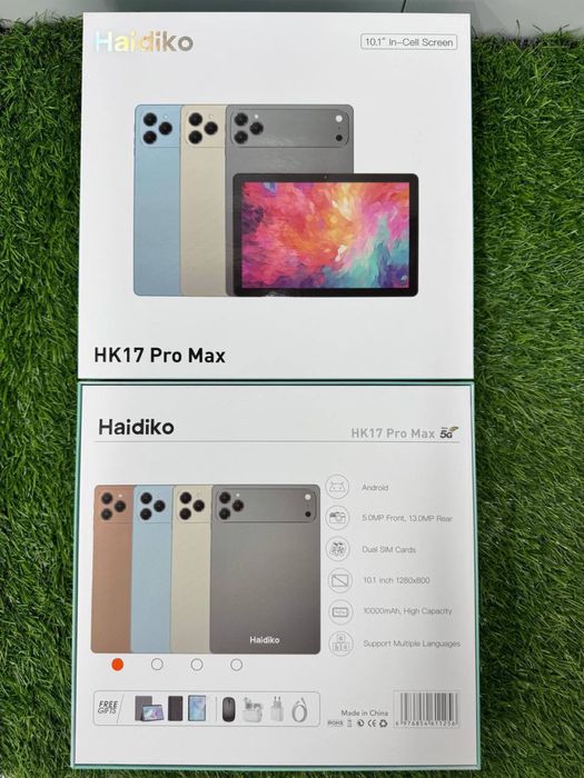 БЕПУЛ Доставка, Планшет Haidiko 17 Pro Max (16+1Tb) Planshet+airpods