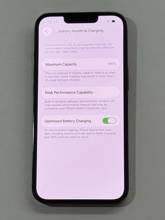 iPhone 13 Pro Grey 94% battery