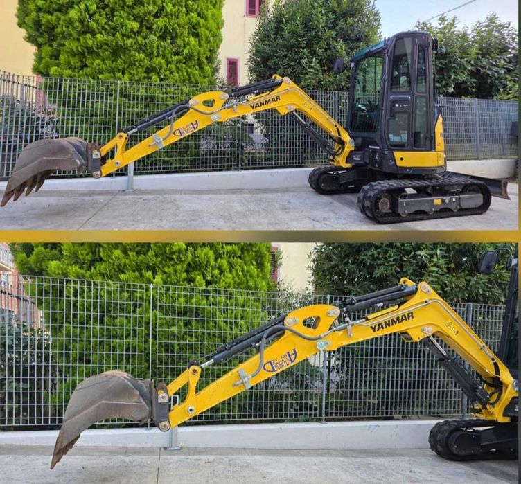 Cabină închisă miniexcavator YANMAR cu 260 ore NOU IMPECABIL
