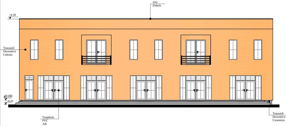 De inchiriat Cladire Noua P+1 in Centru Matca 600 mp, compartimentare flexibila la cerere, inchiriere integrala sau partiala, vitrina parcare trifazic