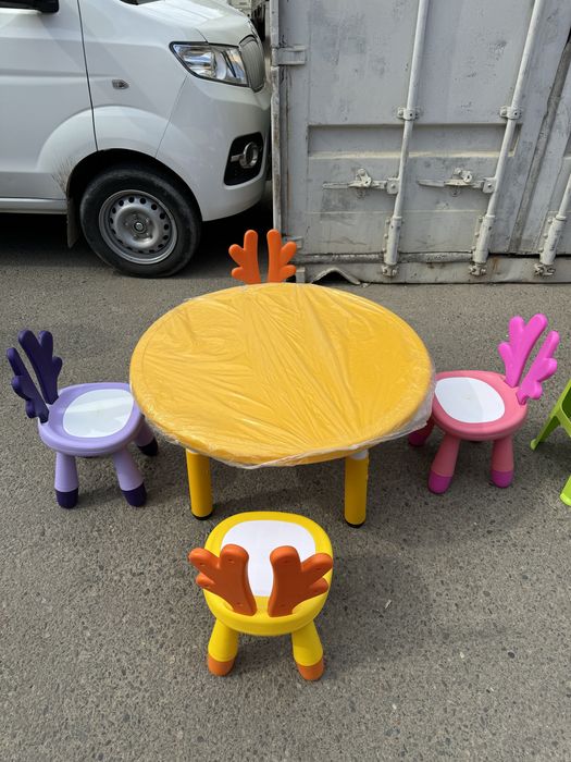 Plastmassa stol stul bolalar uchun optom