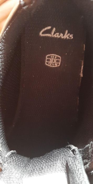 Детски обувки Clarks 30 номер, естествена кожа – отлично състояние