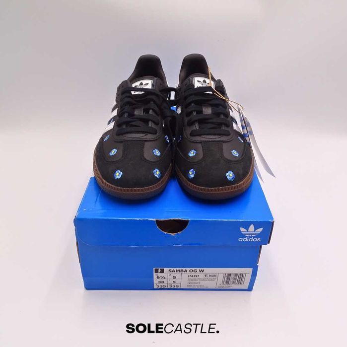 Adidas Samba OG 'Light Blue Floral Core Black'