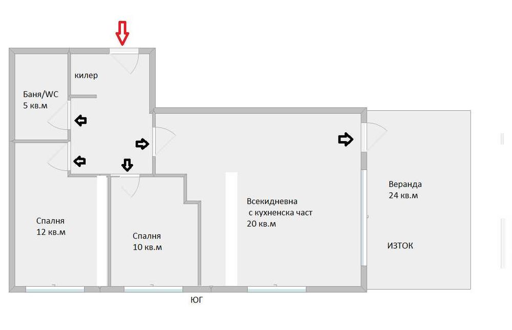 Продава се Тристаен апартамент в Варна, Виница - 90 кв.м за 1245 €/кв.м - Снимка #11