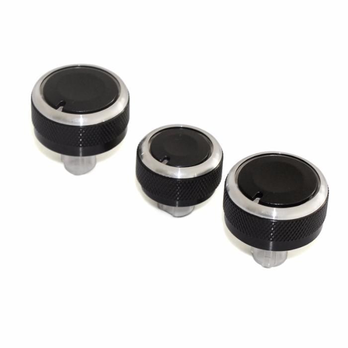Butoane metalice rotunde aer A/C - VW Golf 5, Passat B6; Octavia 2 etc