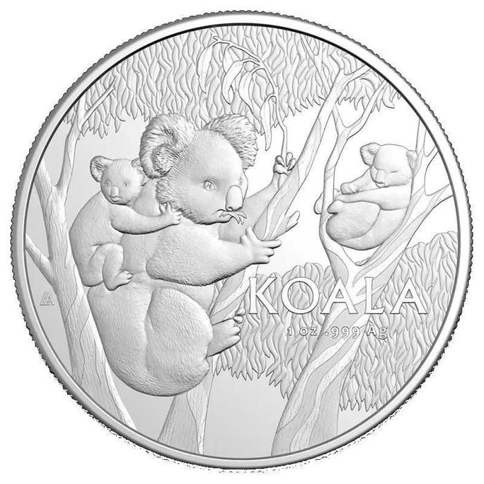 СРЕБРО 1 OZ 999 Австралия, САЩ