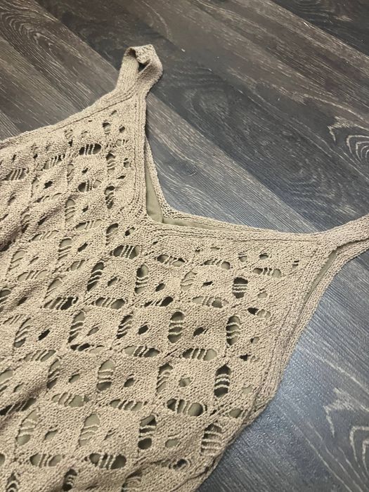 Новое вязанное платье на лето и весну