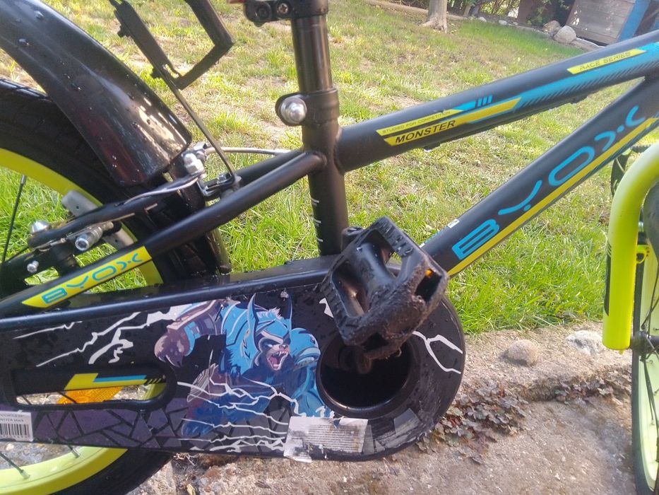 Детски велосипед 16 инча biox monster black